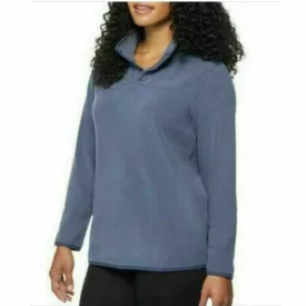 32 Degrees Ladies' Button Snap Fleece Pullover Jacket