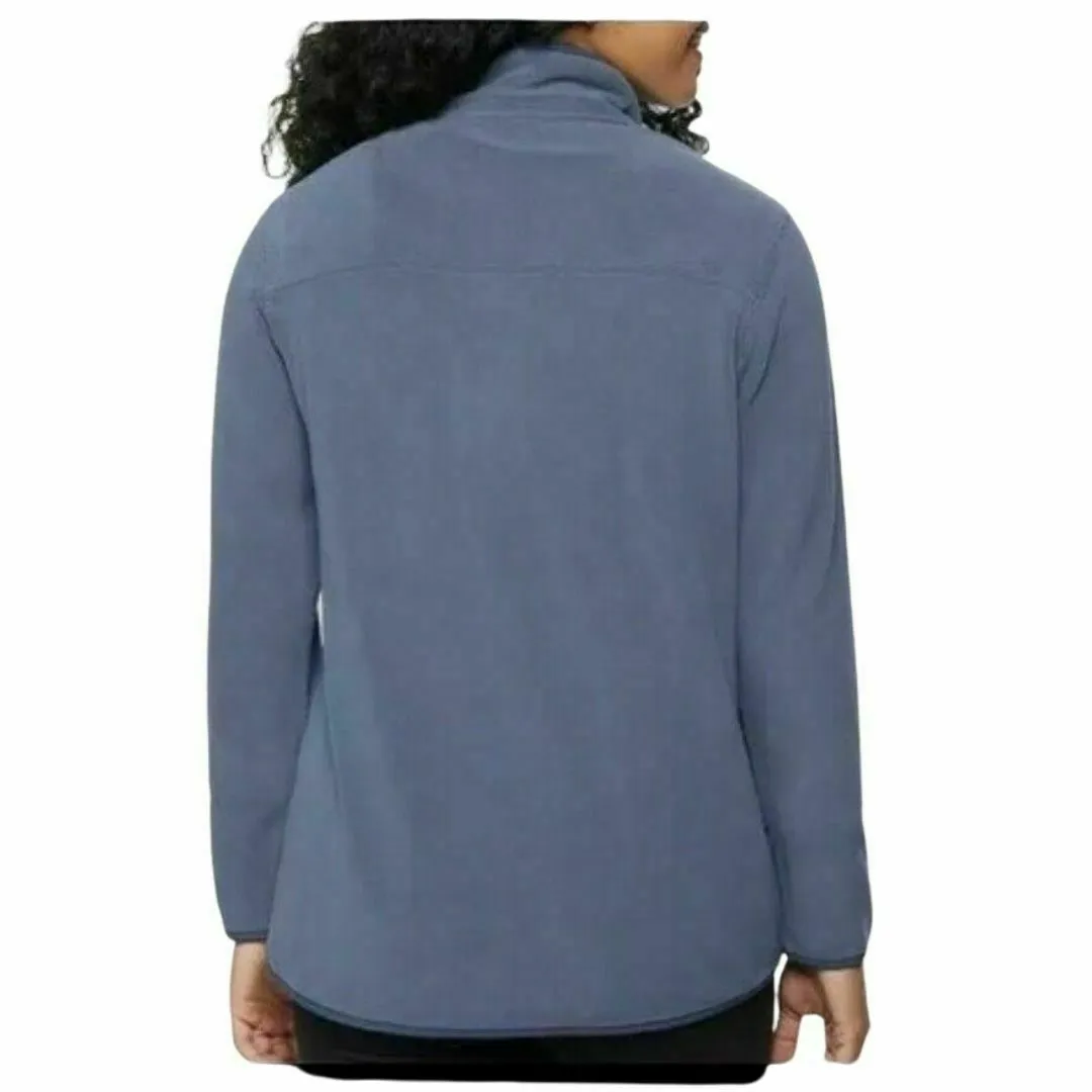 32 Degrees Ladies' Button Snap Fleece Pullover Jacket