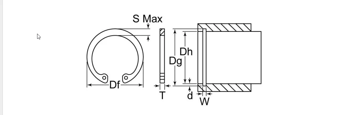 5000-393 Internal Retaining Ring