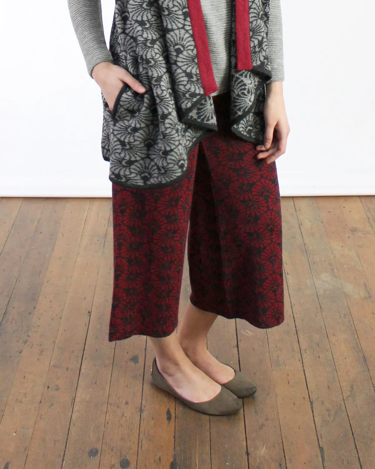 Baby Alpaca Nautilus Jacquard Culottes