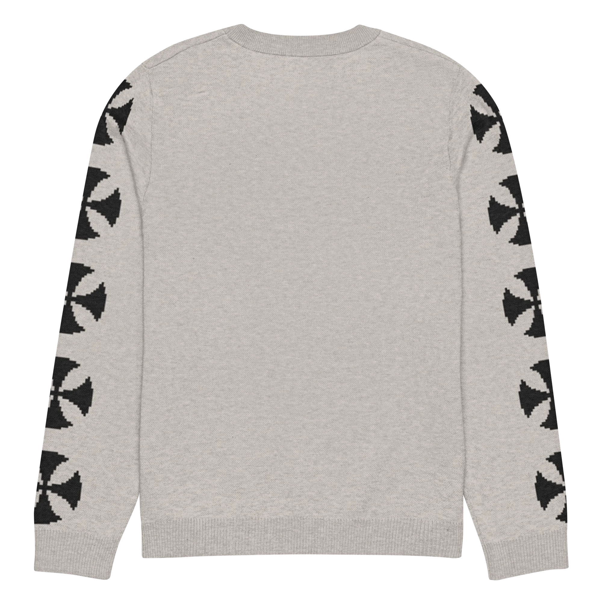 Beige Vintage Cross Pattern Knit