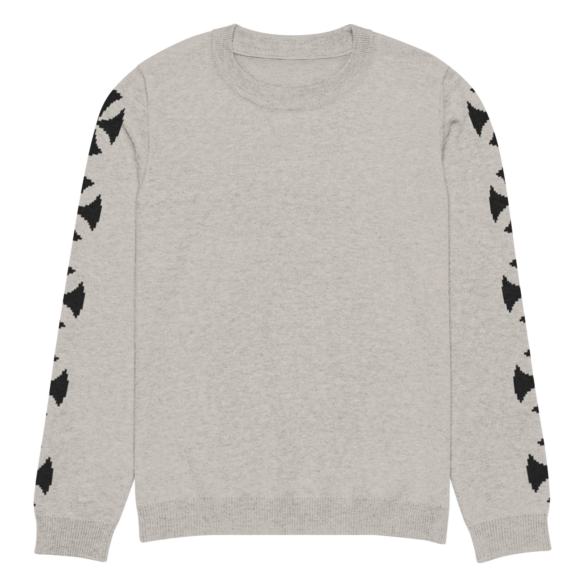 Beige Vintage Cross Pattern Knit