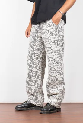 Black Net Jeans