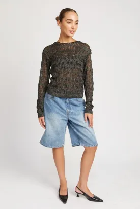 Black Sparkle Sweater