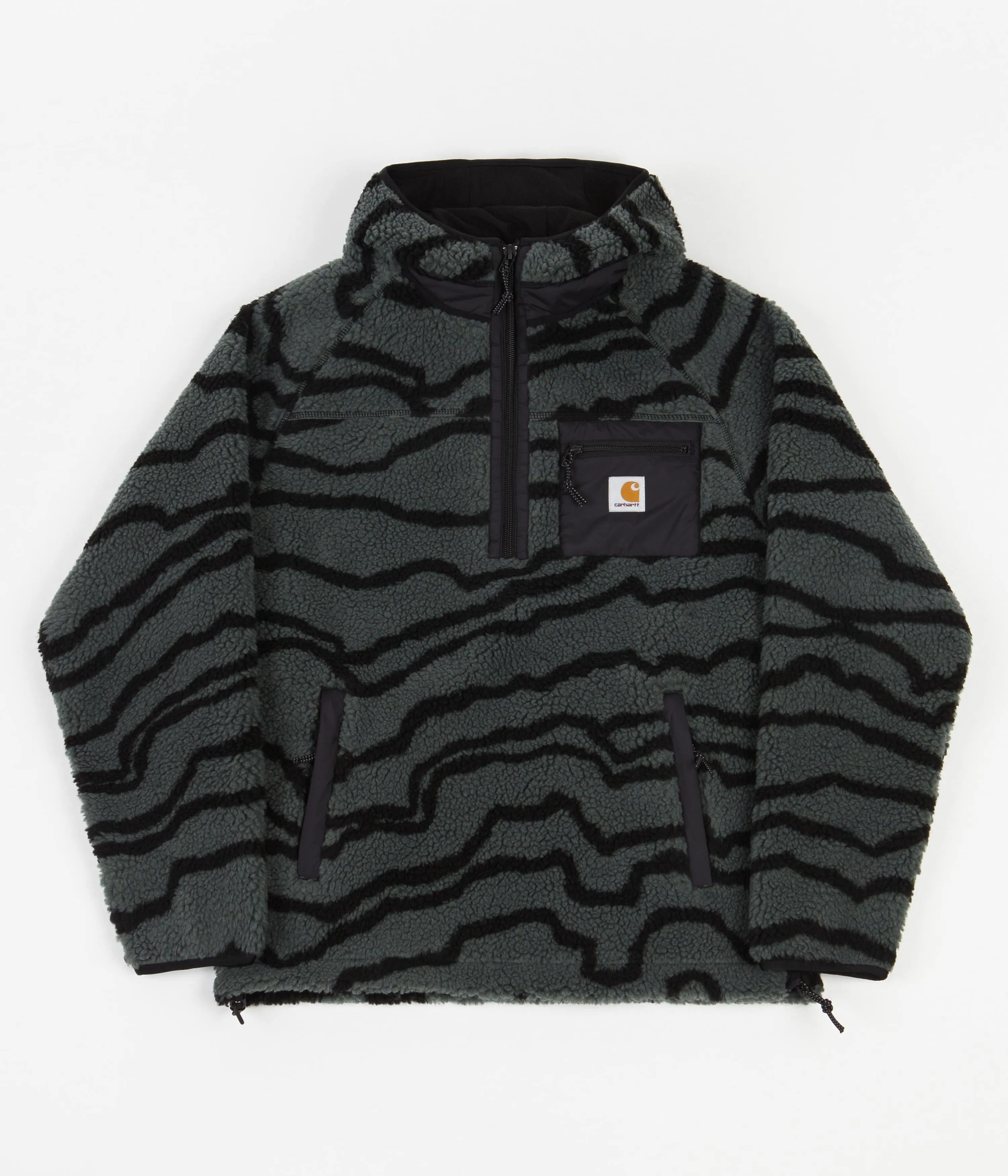 Carhartt Prentis Pullover Jacket - Deep Freeze Jacquard / Slate / Black