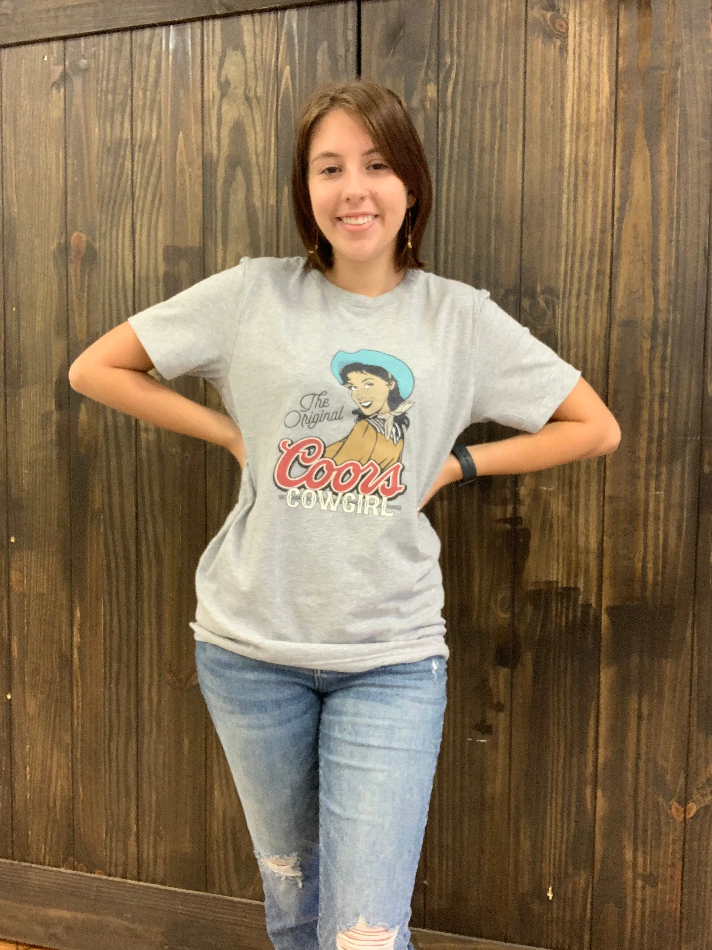 Coors Cowgirl Tee