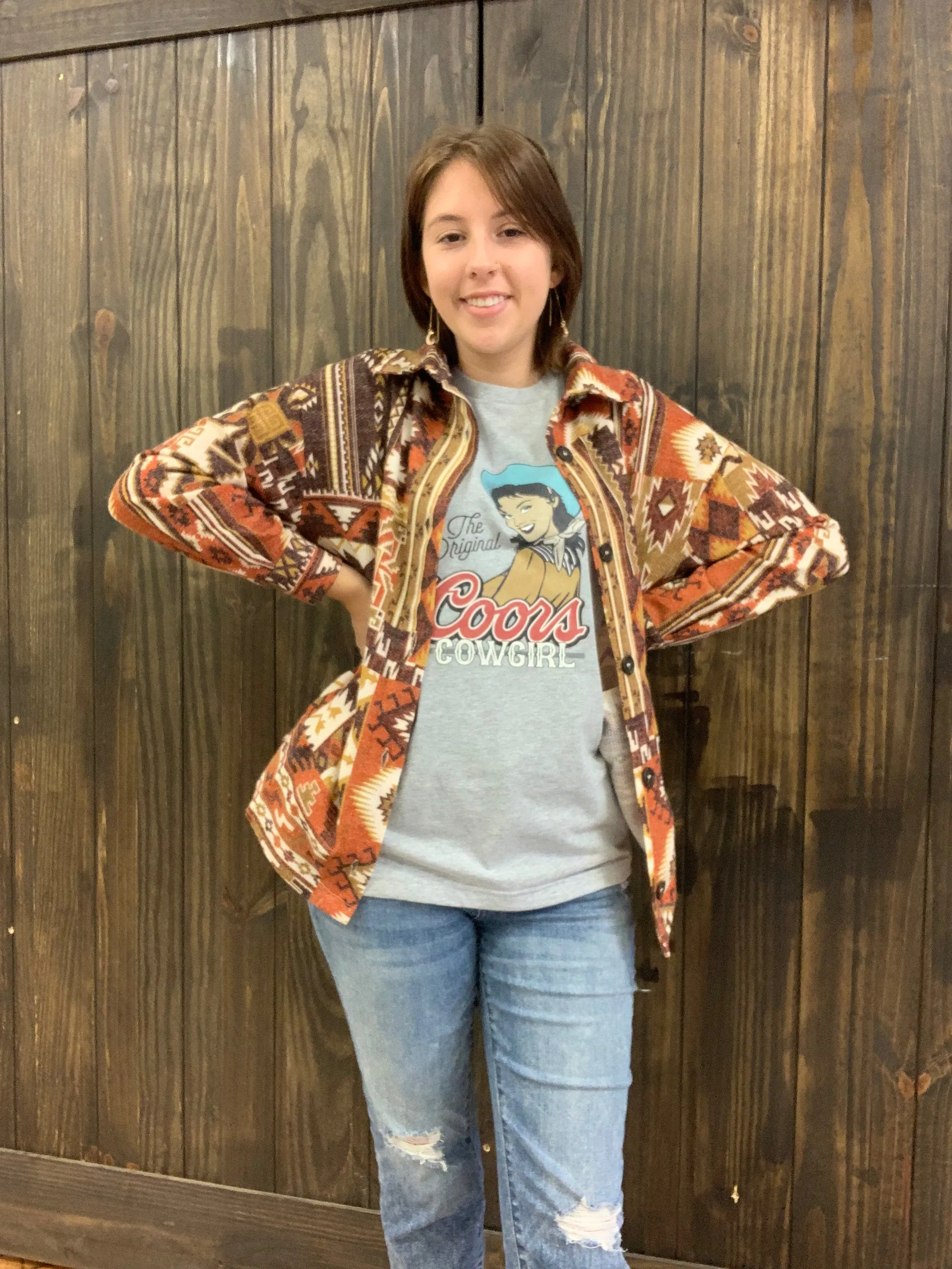 Coors Cowgirl Tee