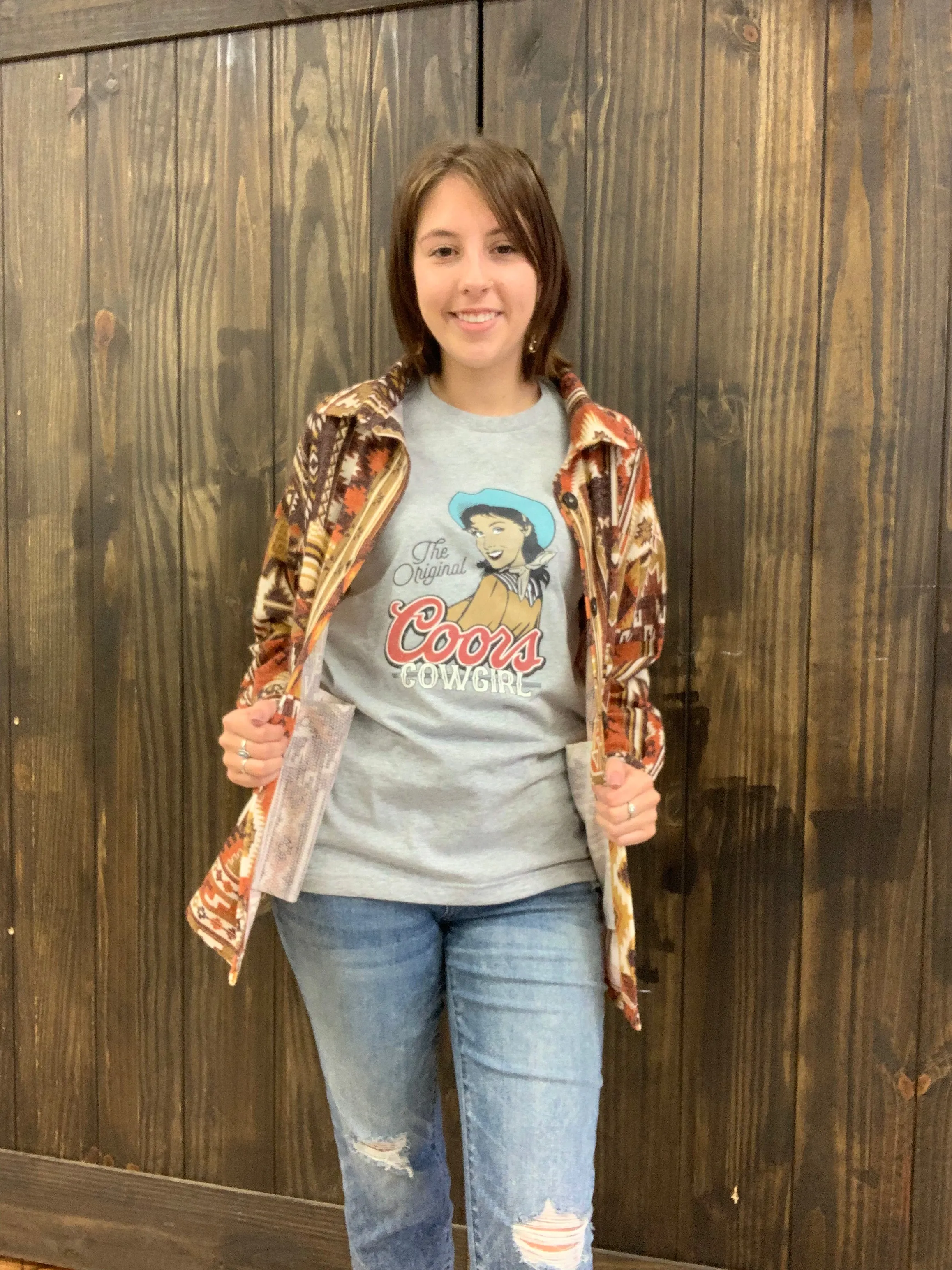 Coors Cowgirl Tee