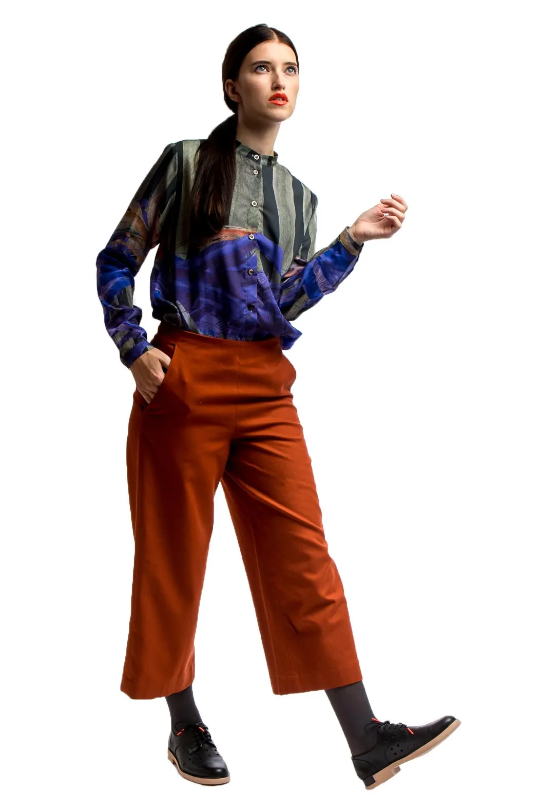 Culottes Red Cashmere