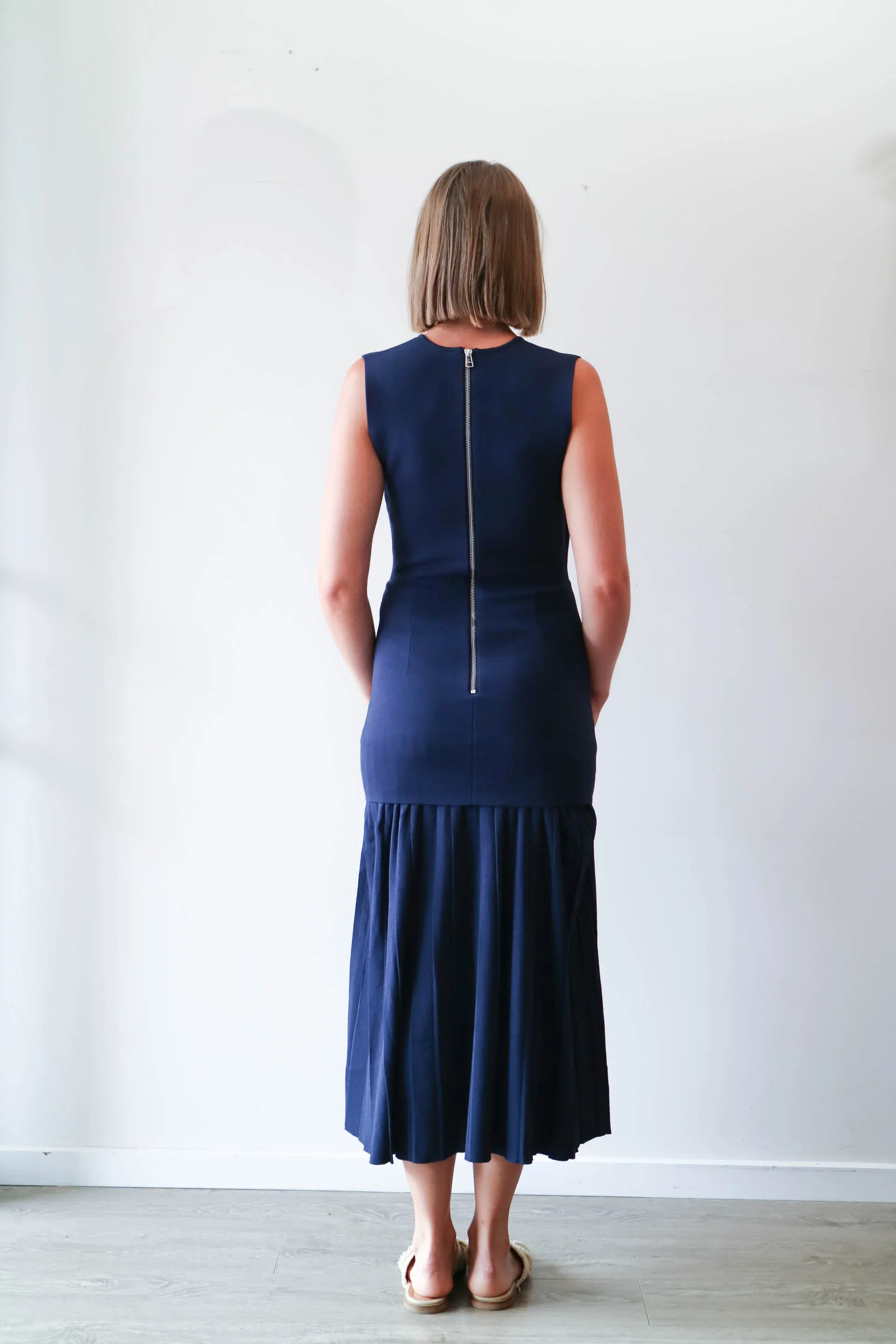 Dion Lee Mirror V Pleated Dress