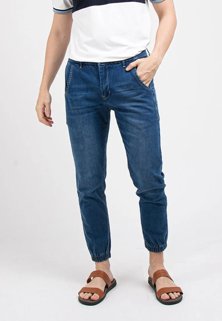 Forest Elastic Waist Stretchable Slim Fit Jeans Men Denim Jeans | Seluar Jeans Lelaki Slim Fit - 610202