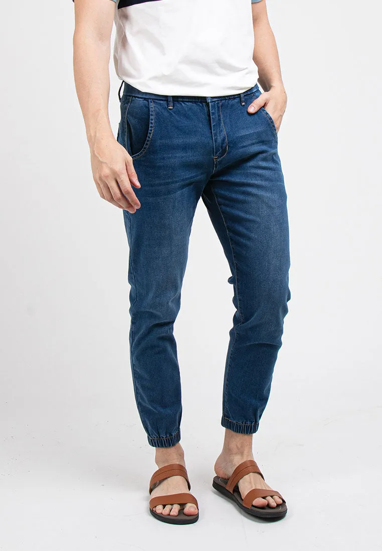 Forest Elastic Waist Stretchable Slim Fit Jeans Men Denim Jeans | Seluar Jeans Lelaki Slim Fit - 610202