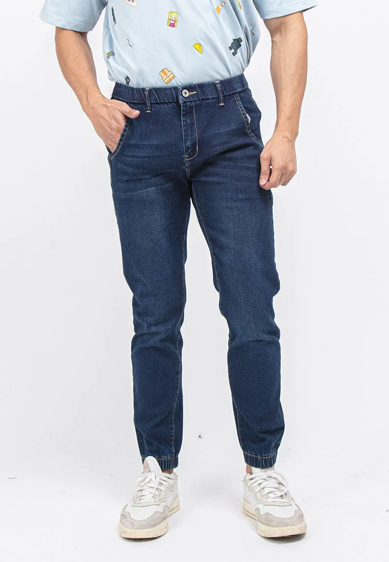 Forest Elastic Waist Stretchable Slim Fit Jeans Men Denim Jeans | Seluar Jeans Lelaki Slim Fit - 610202