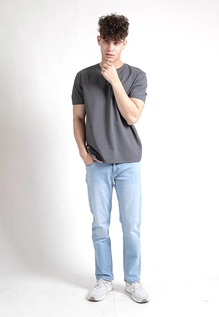 Forest Stretchable Straight Cut Jeans Men Denim Jeans Long Pants | Seluar Jeans Lelaki Straight Cut - 610195