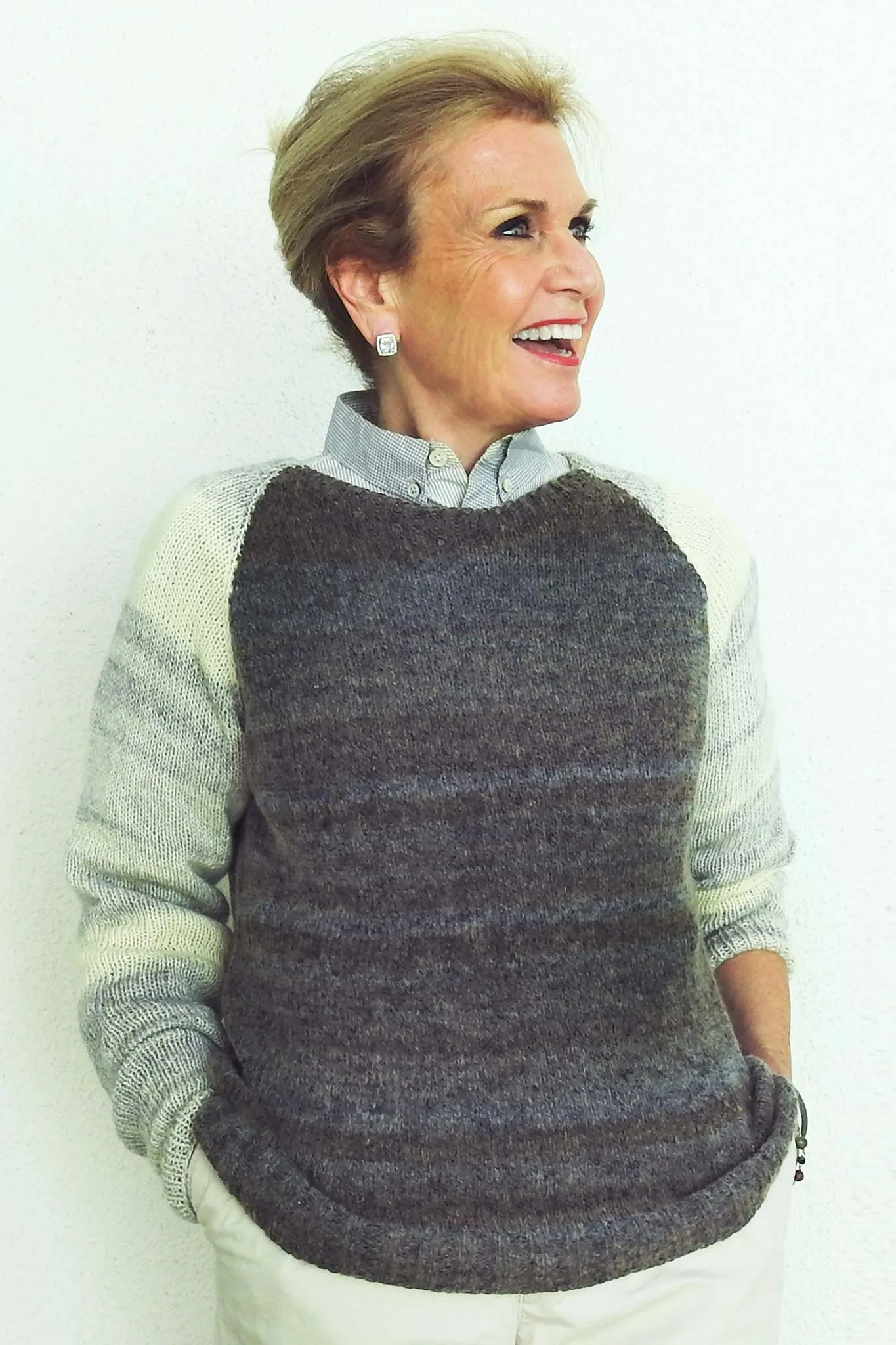 Francis Crewneck Pullover Designer Knitting Kit