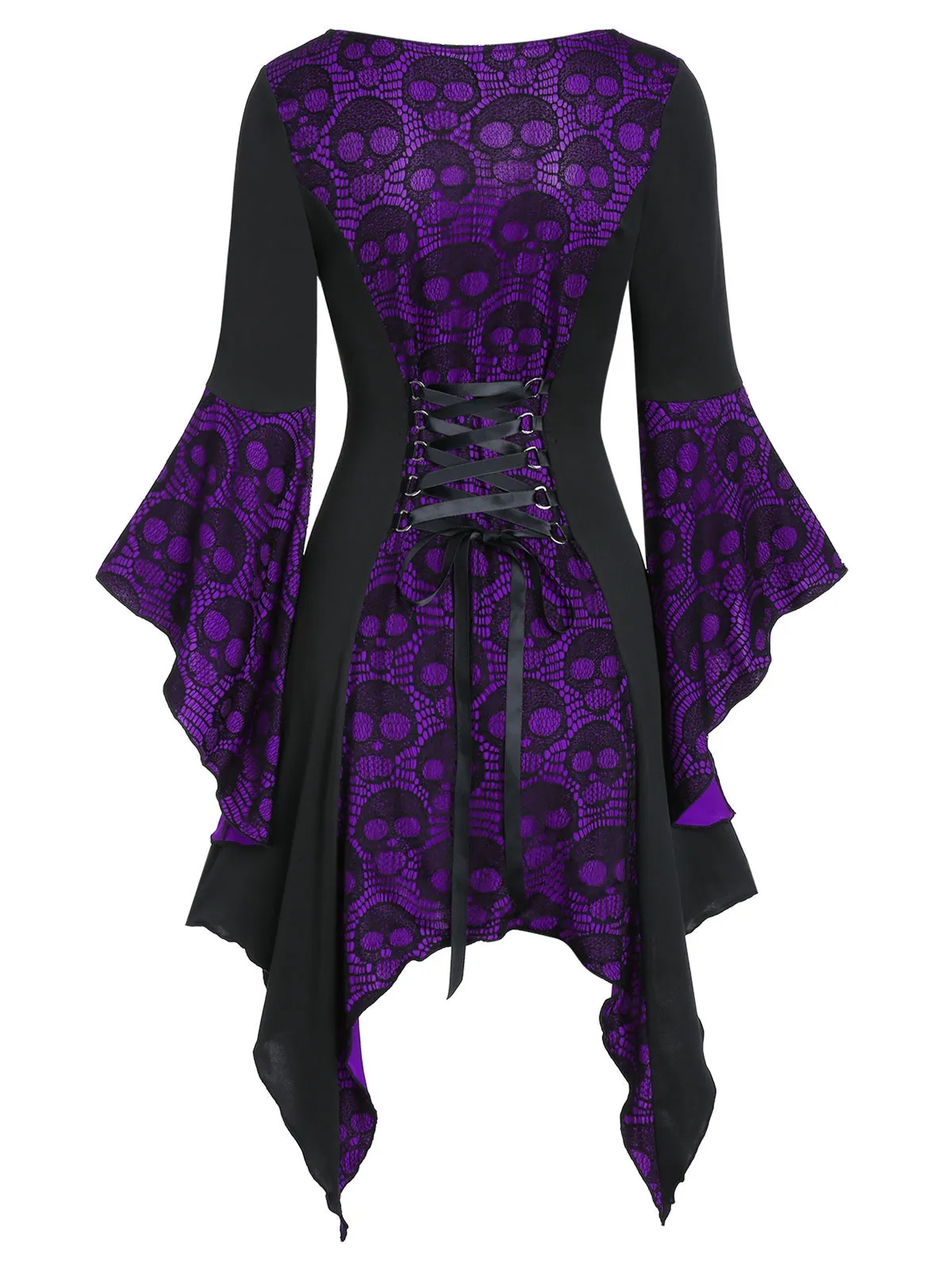 Funki Buys | Shirts | Women's Steampunk Skull Design Tunic Top