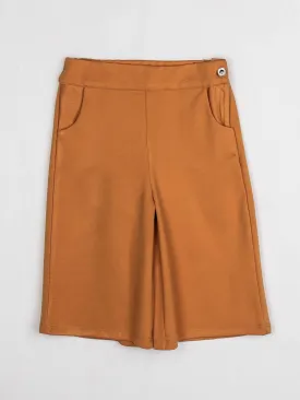 Girls Mustard Regular Culottes 12790