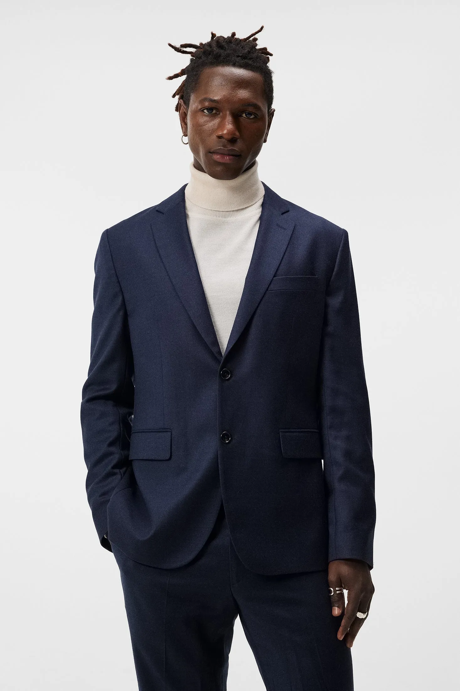 Hopper U Str Flannel Blazer / JL Navy