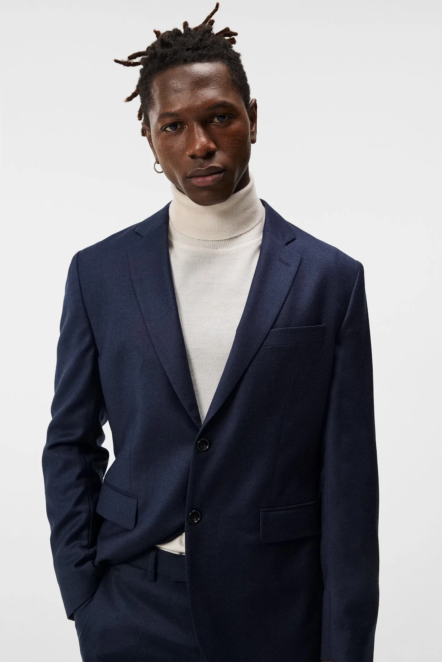 Hopper U Str Flannel Blazer / JL Navy