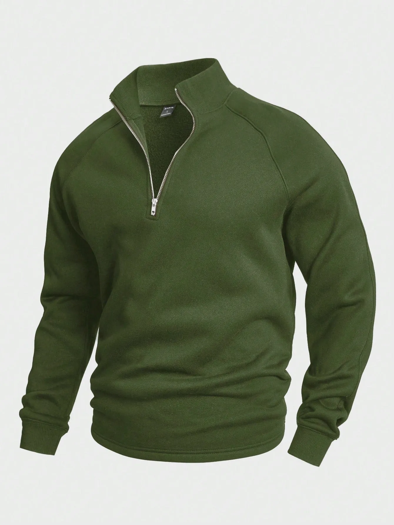 Ivyshape | Casual Half-Zip Pullover