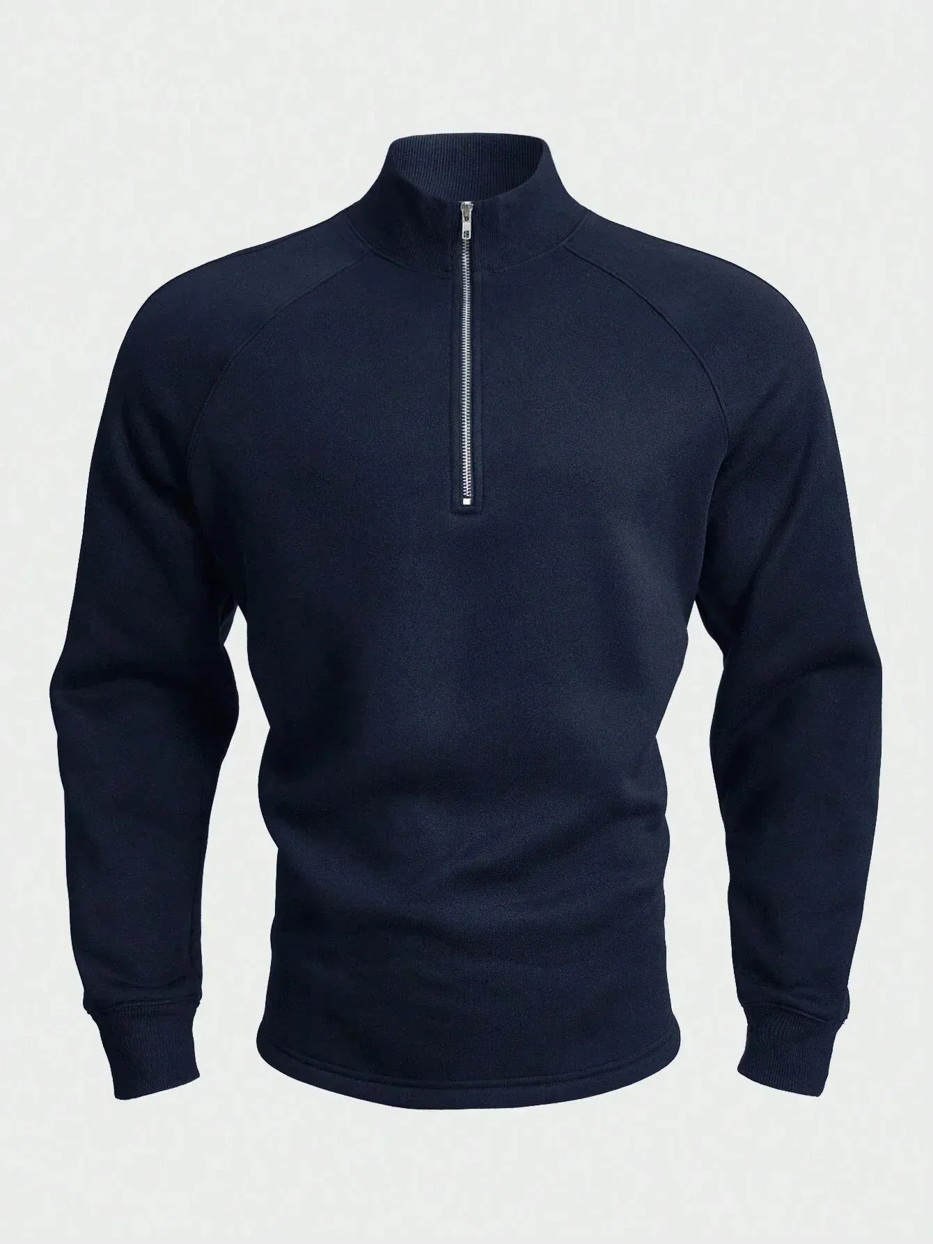Ivyshape | Casual Half-Zip Pullover