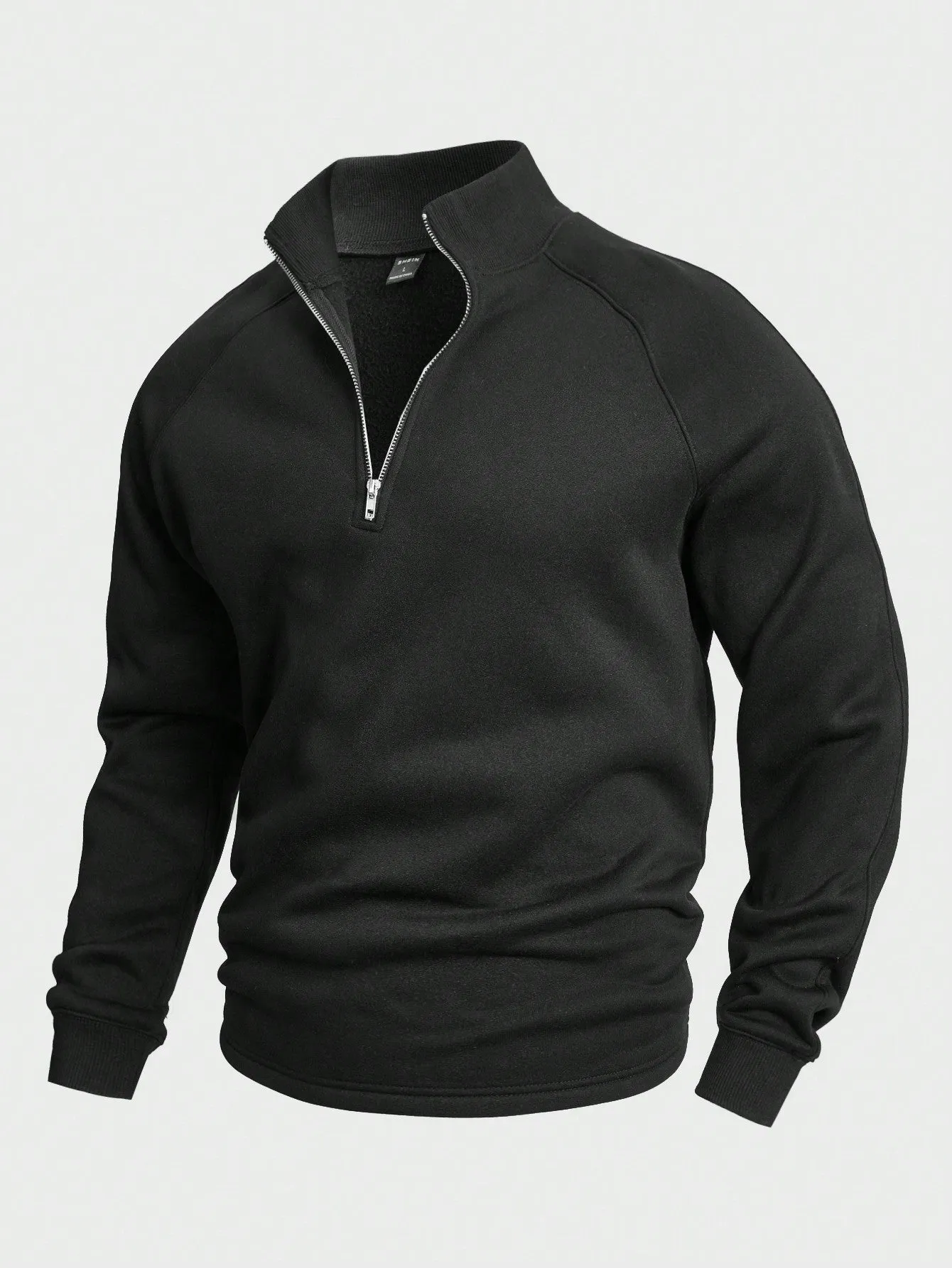 Ivyshape | Casual Half-Zip Pullover