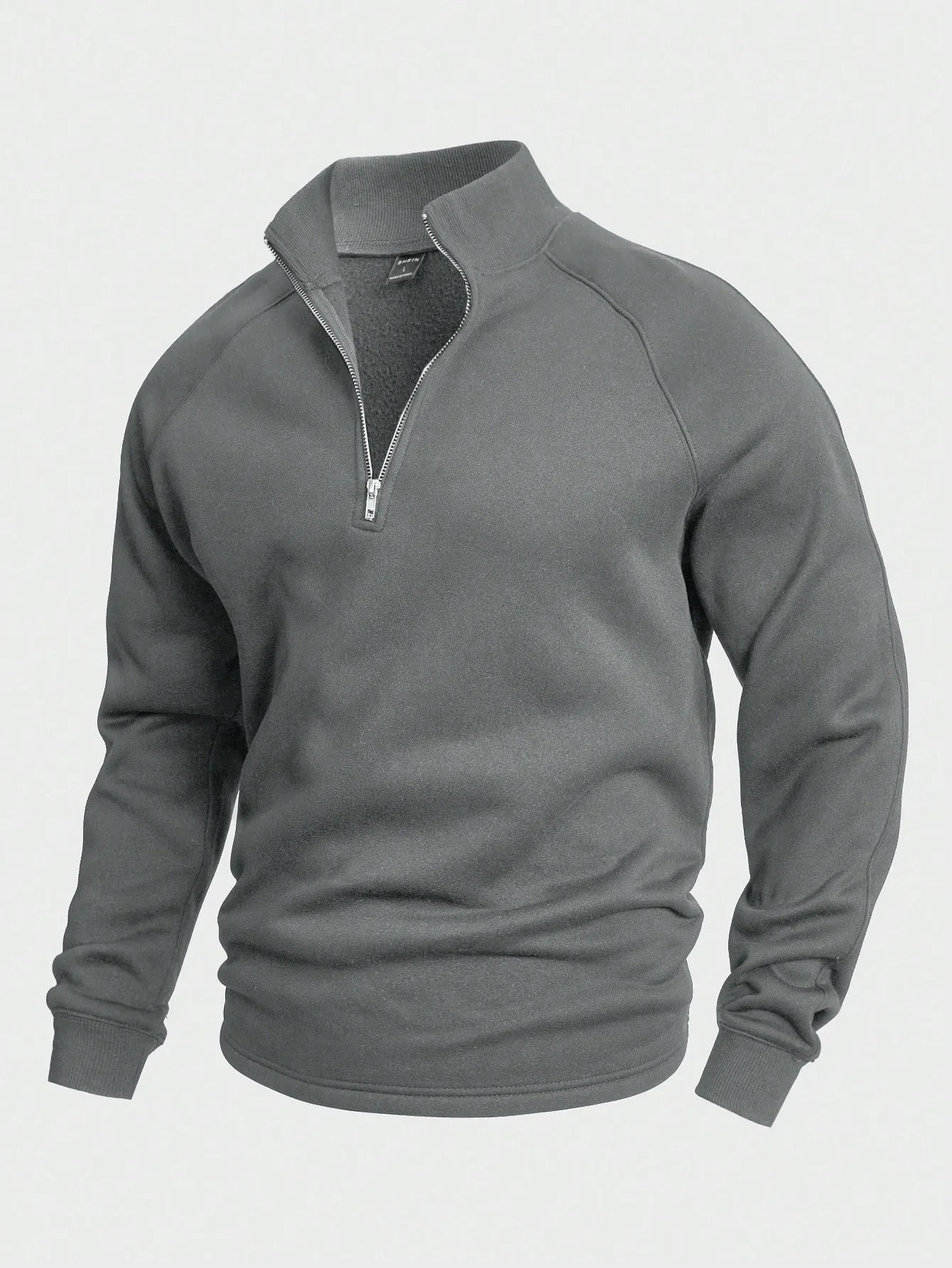 Ivyshape | Casual Half-Zip Pullover