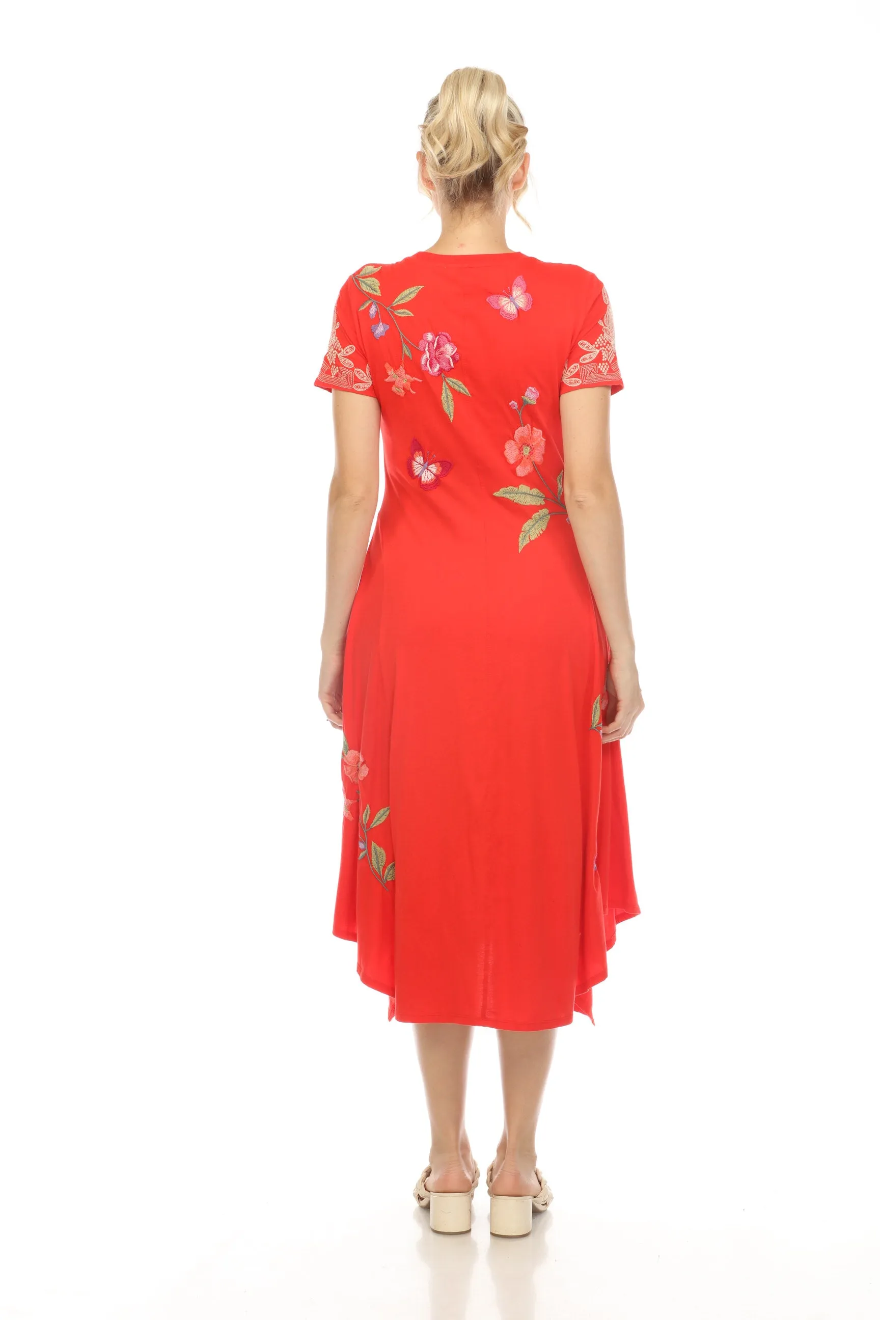 Johnny Was JWLA Dacie Handkerchief Knit Dress Boho Chic J32024 *