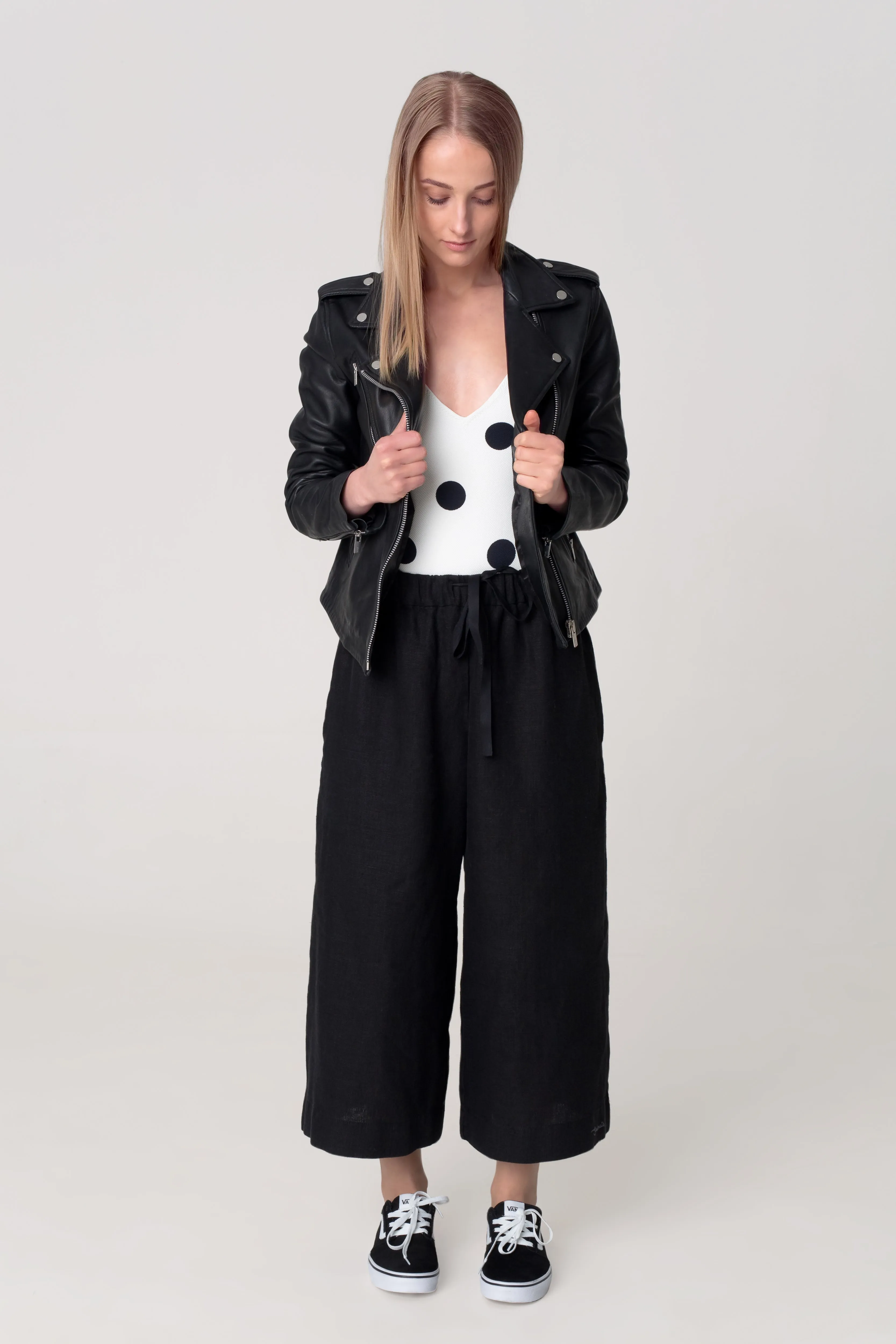 Linen Culottes KALE