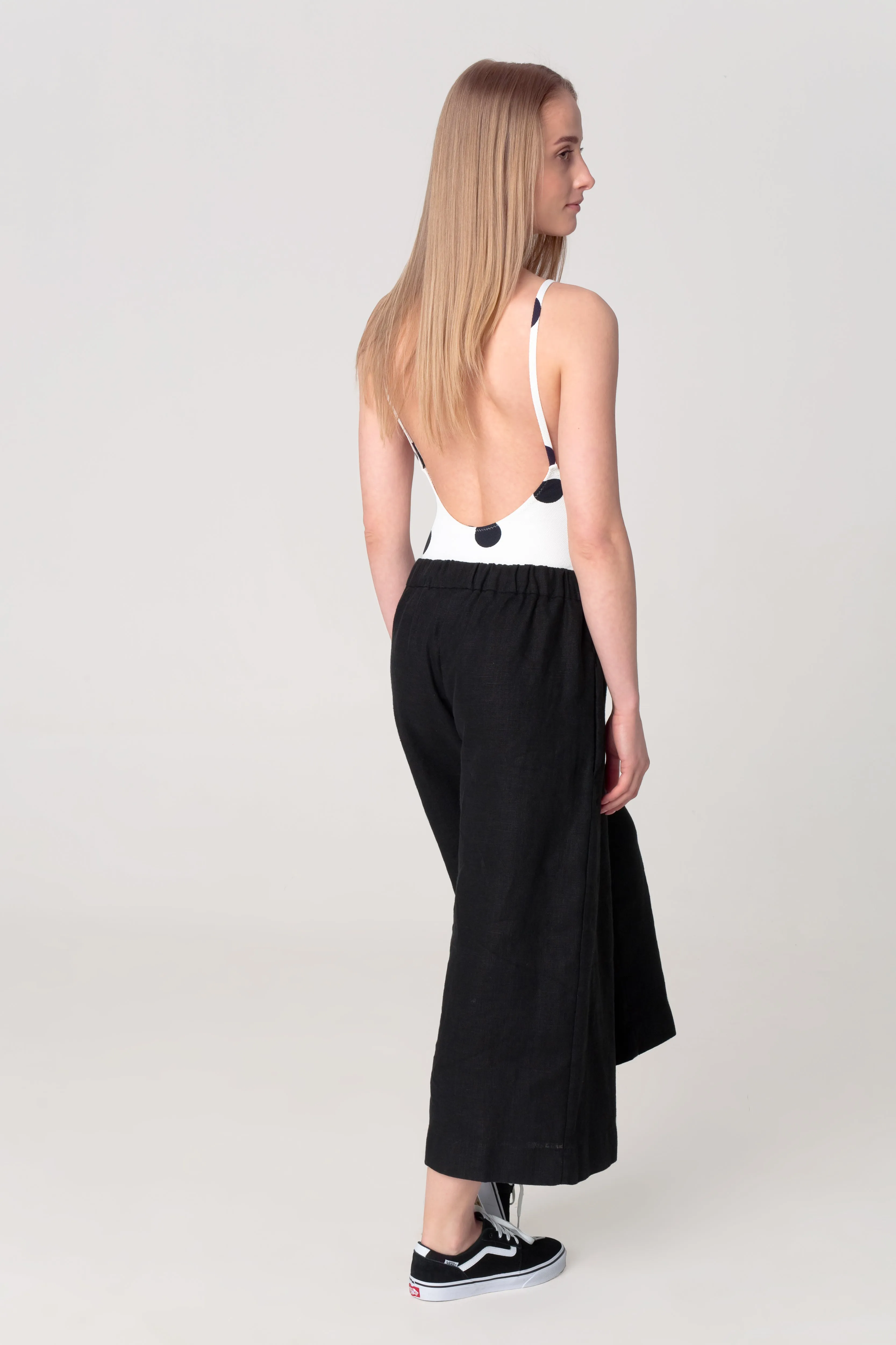 Linen Culottes KALE