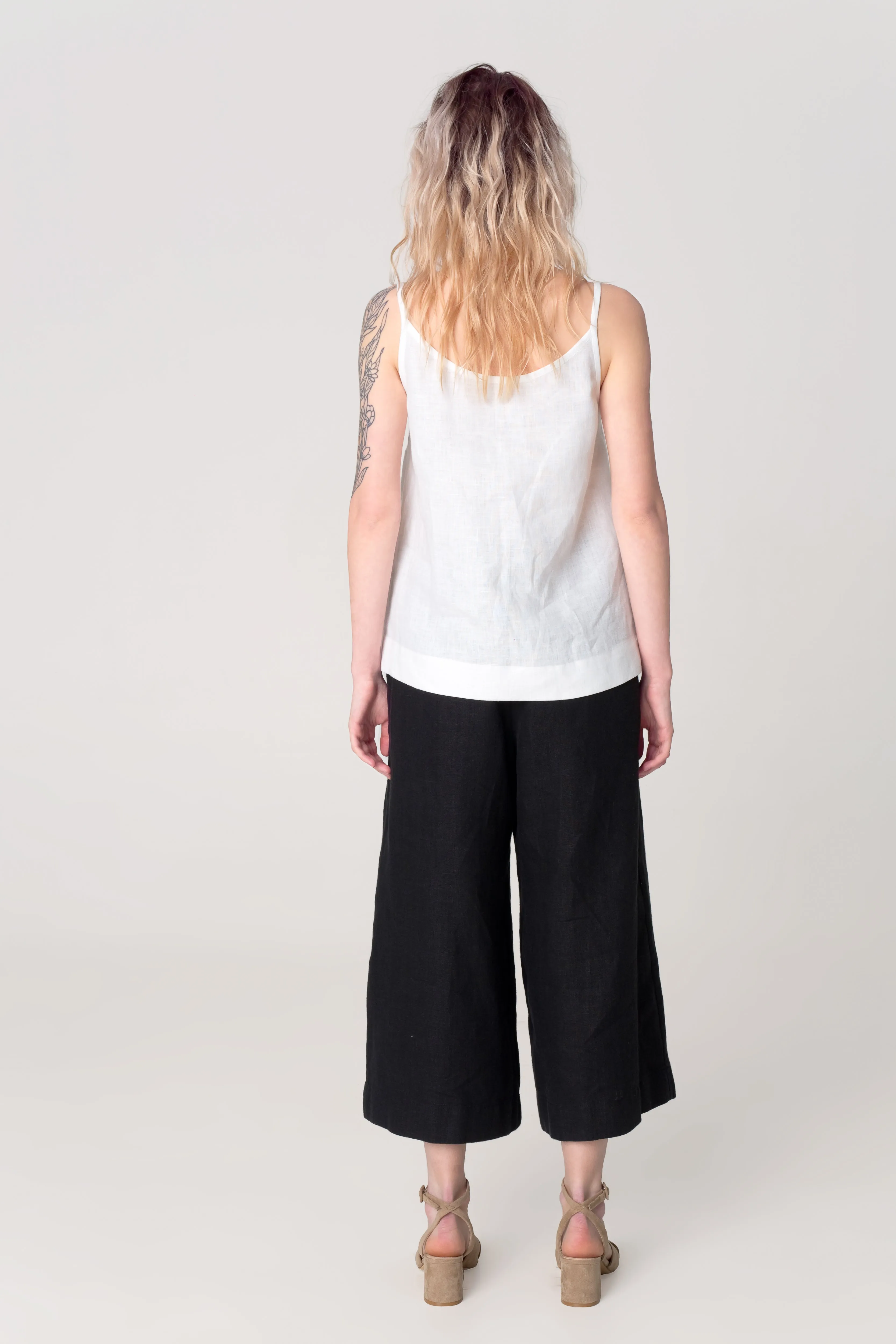 Linen Culottes KALE