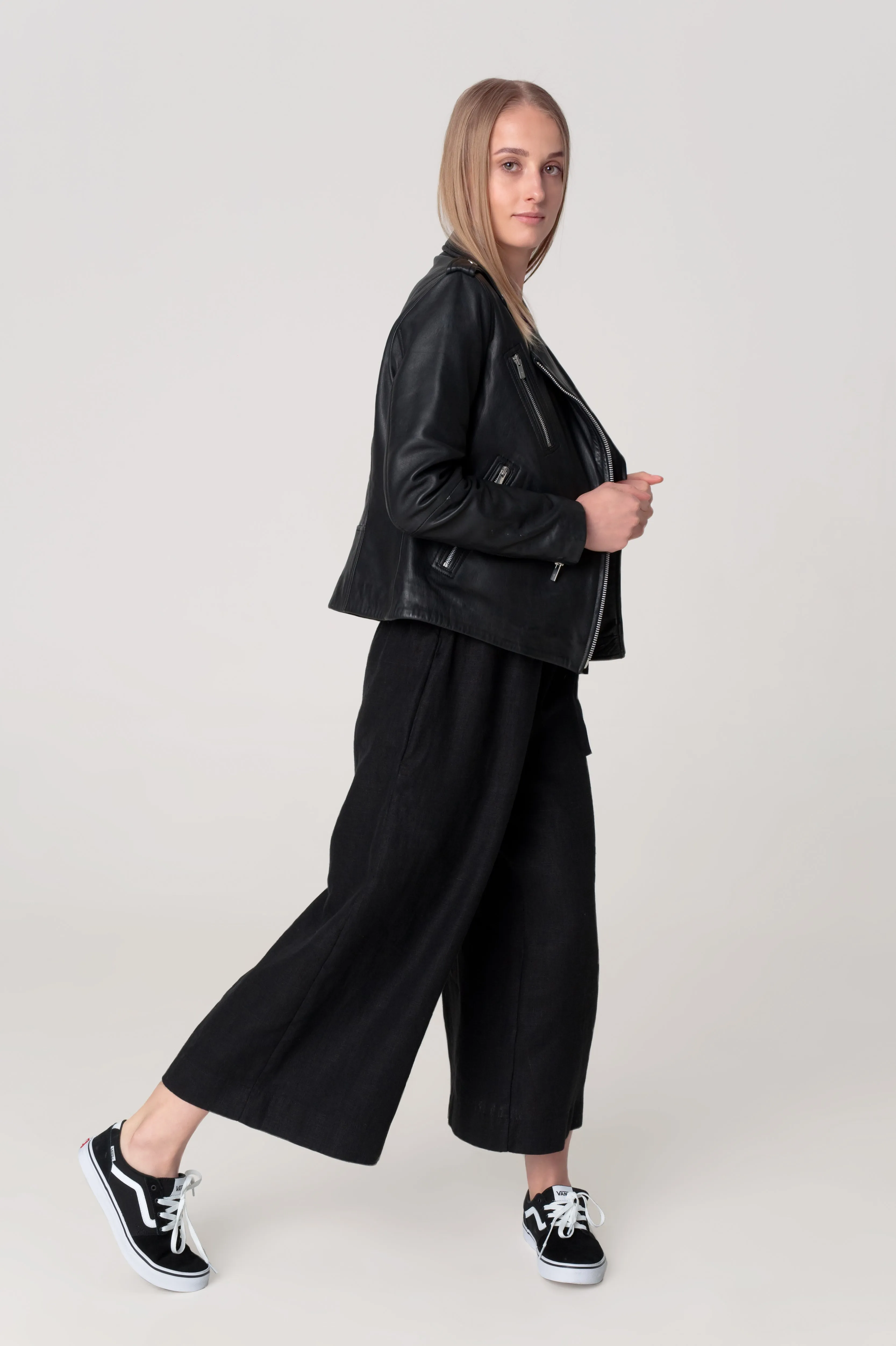 Linen Culottes KALE