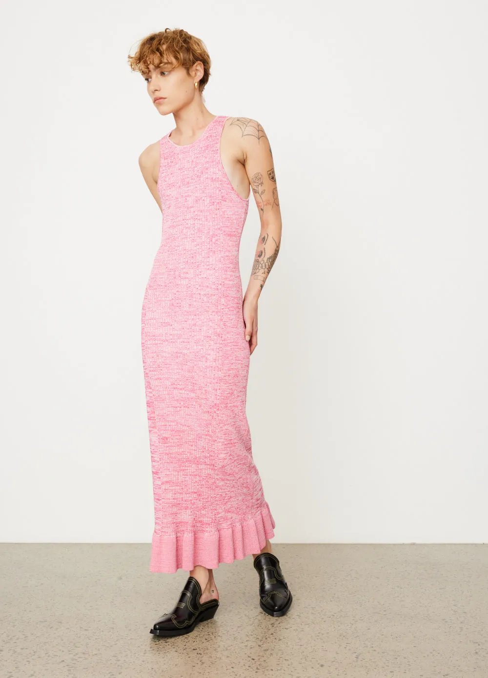 Melange Sleeveless Dress
