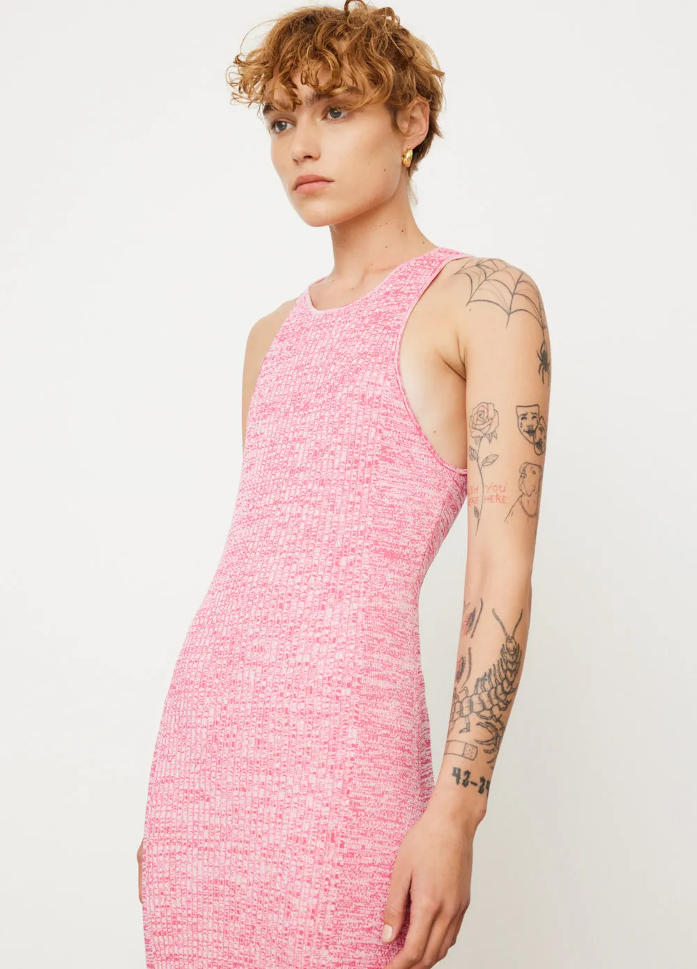 Melange Sleeveless Dress
