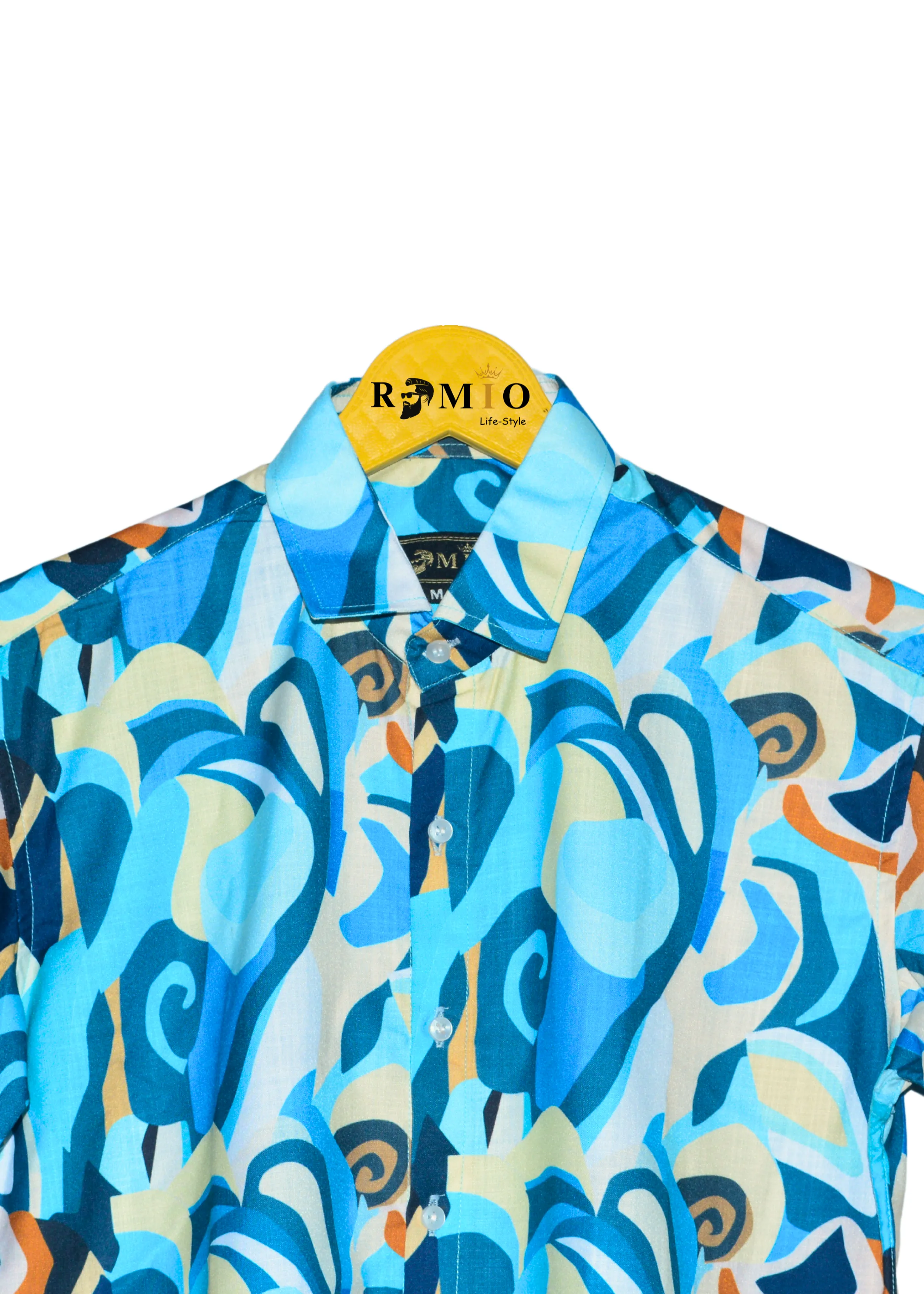 Men Relaxed Printed Casual Half Sleev Shirt  (f30)