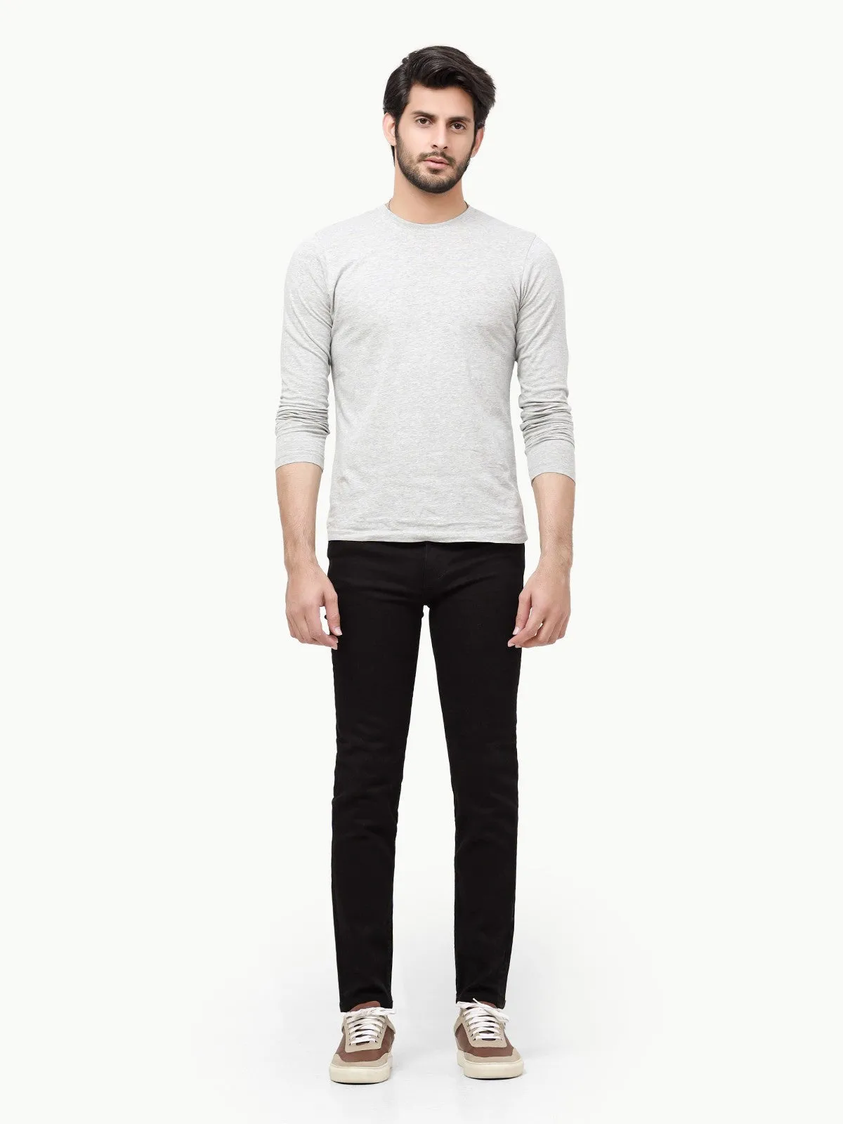Men's Black Jeans - EMBPD23-011
