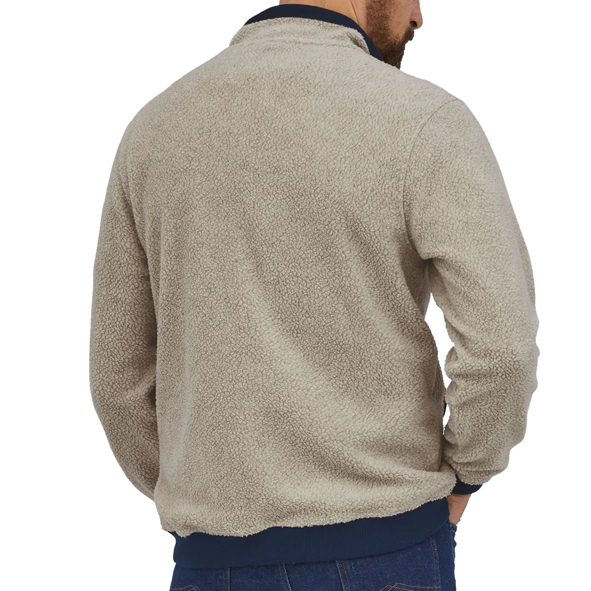 Men's Shearling Button Pullover