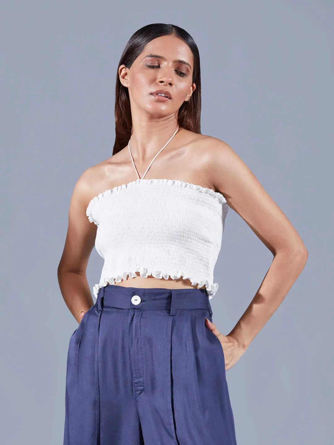 MIDNIGHT BLUE LAYERED CULOTTES