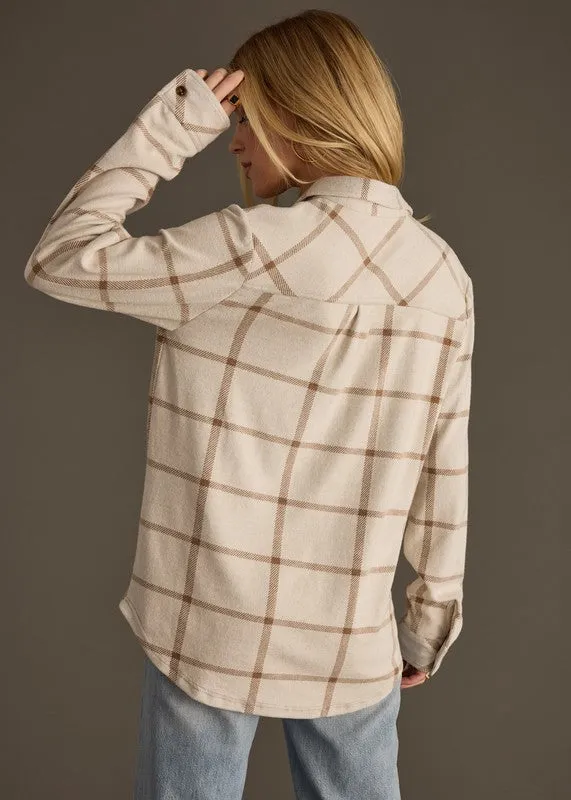 Mocha & Cream Find Your Fire Super Soft Flannel