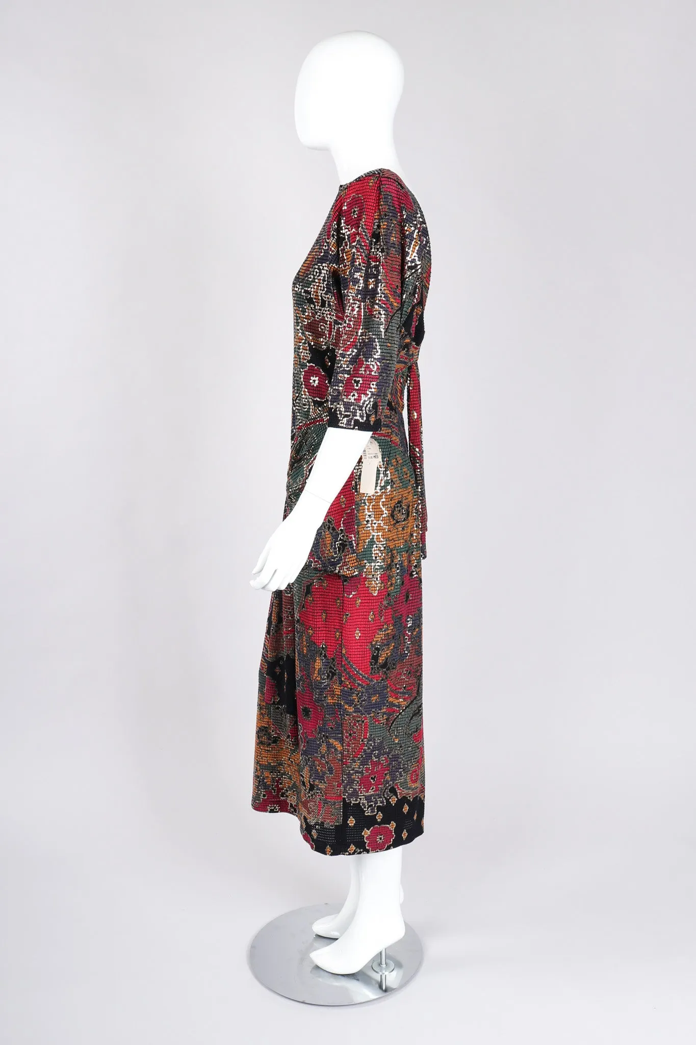 Mosaic Drop Waist Dress