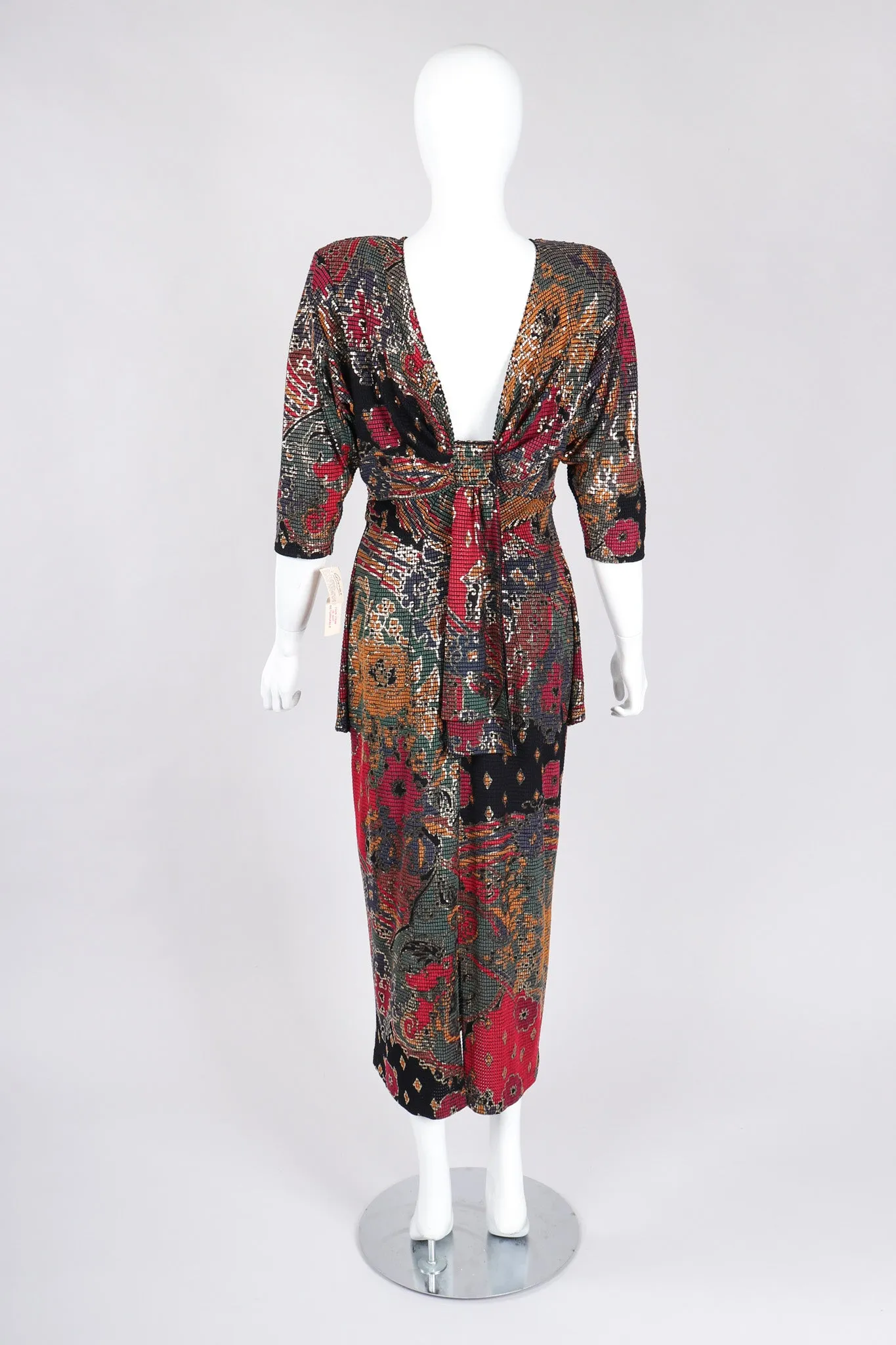 Mosaic Drop Waist Dress