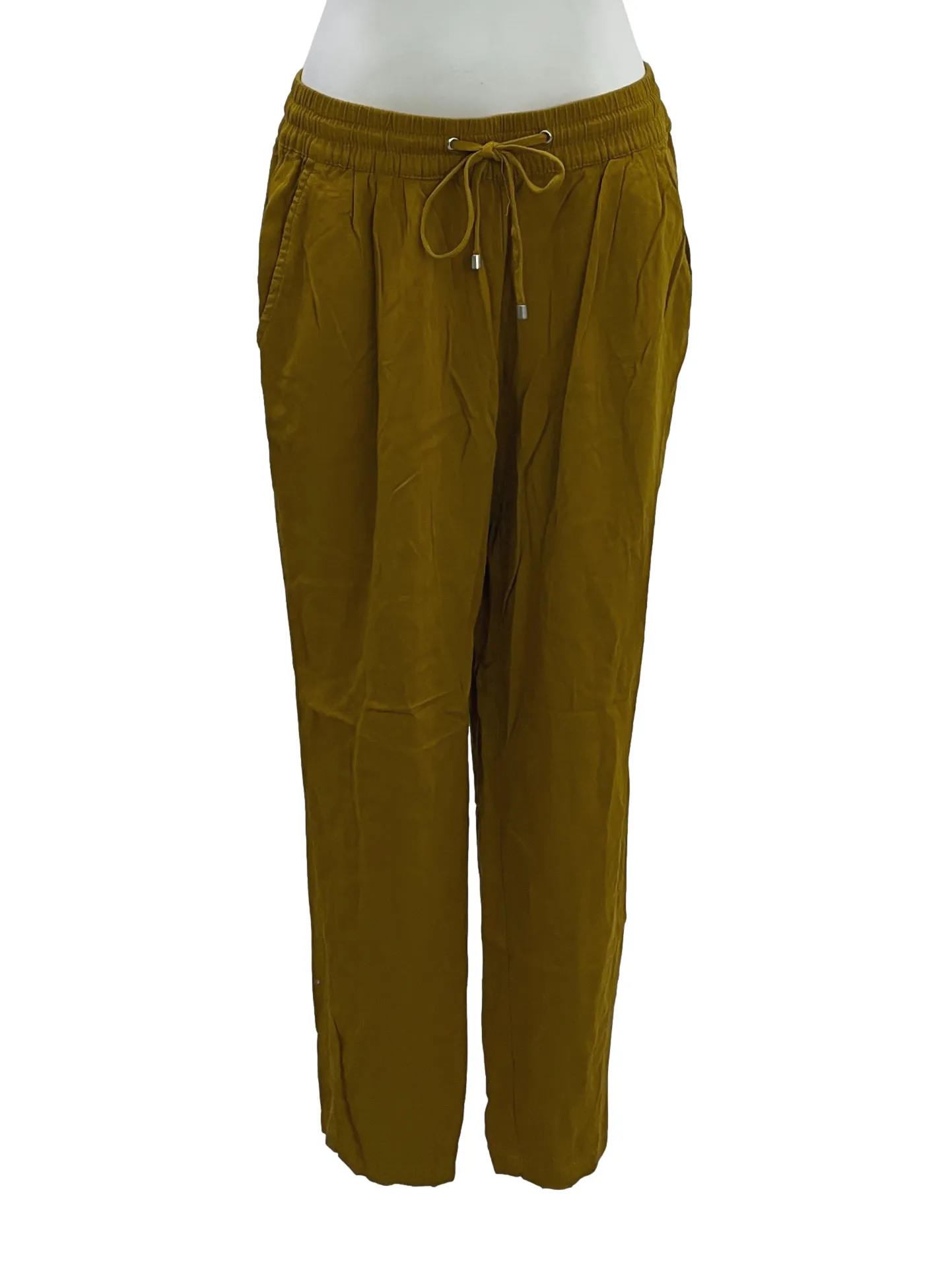 Mustard Yellow Flowy Pants