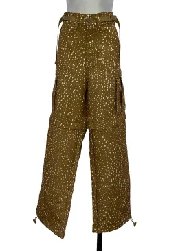 Mustard Yellow Wide Detachable  Pants