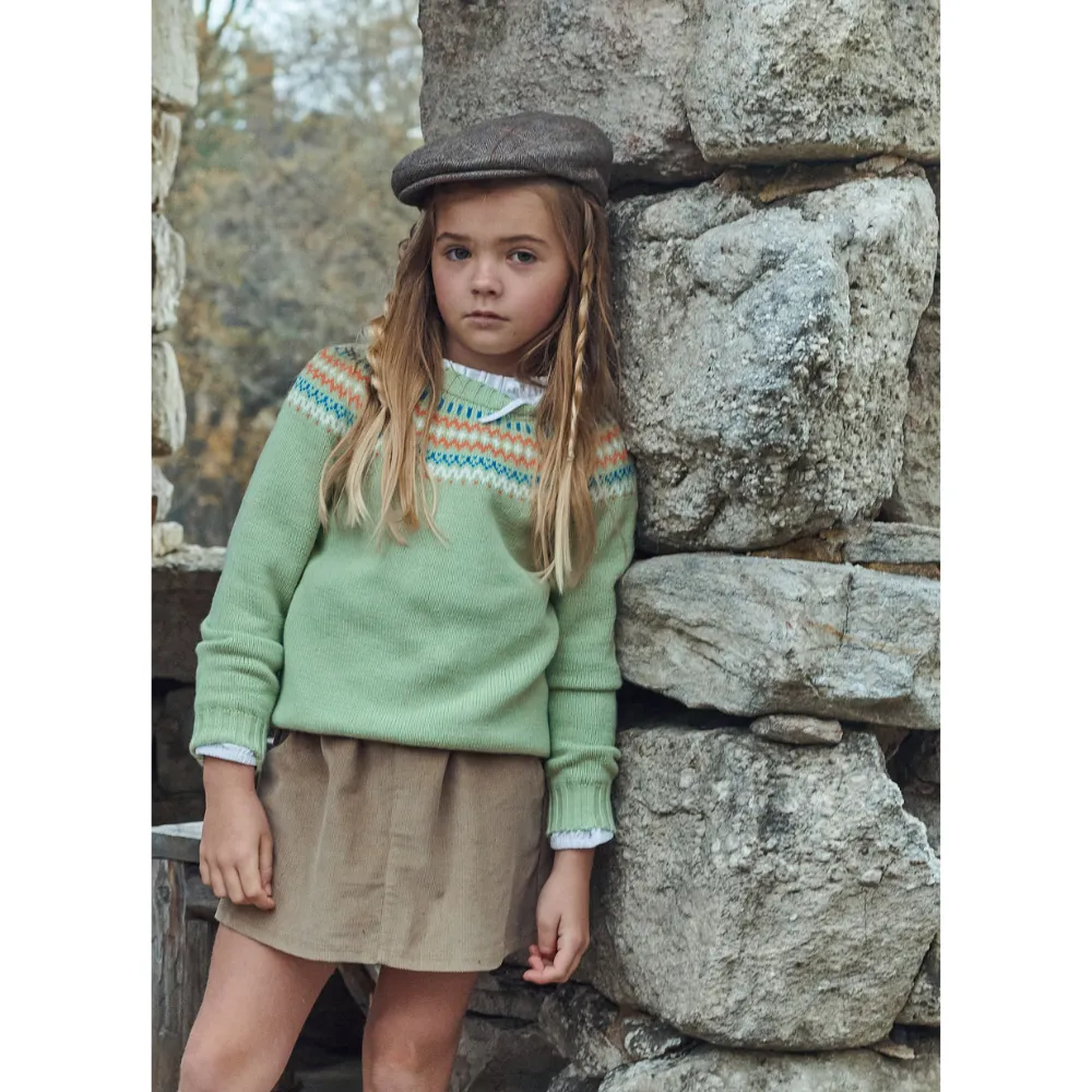 Nordic Pullover -- Pistachio