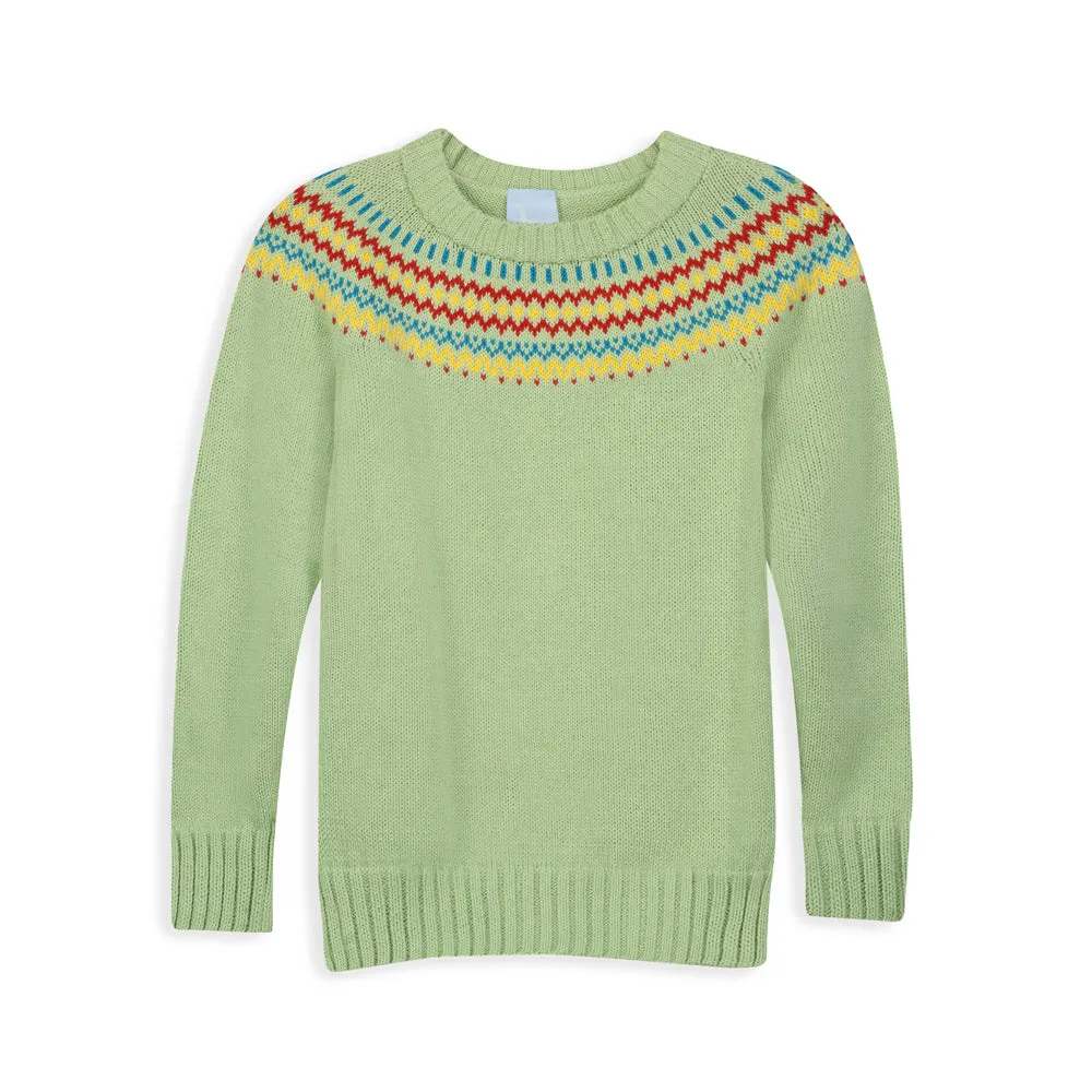 Nordic Pullover -- Pistachio