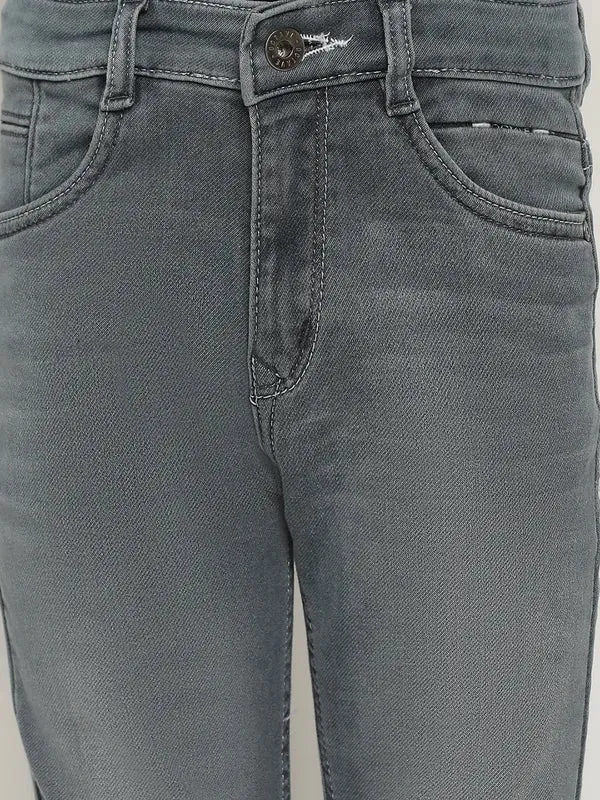 Octave Boys Regular Fit Light Fade Cotton Stretchable Jeans