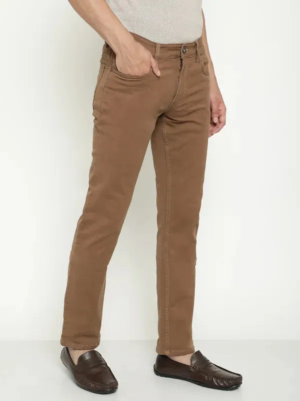 Octave Men Mid-Rise Coloured Shade Stretchable Jeans