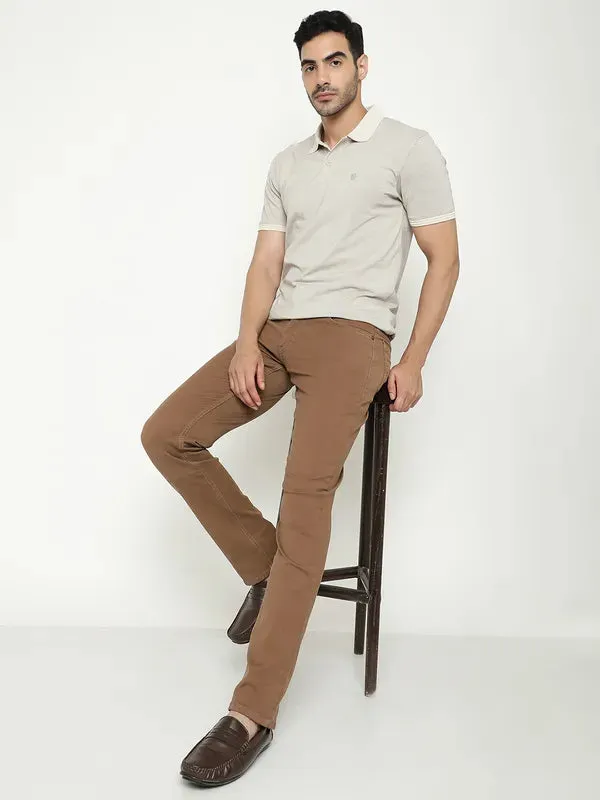Octave Men Mid-Rise Coloured Shade Stretchable Jeans