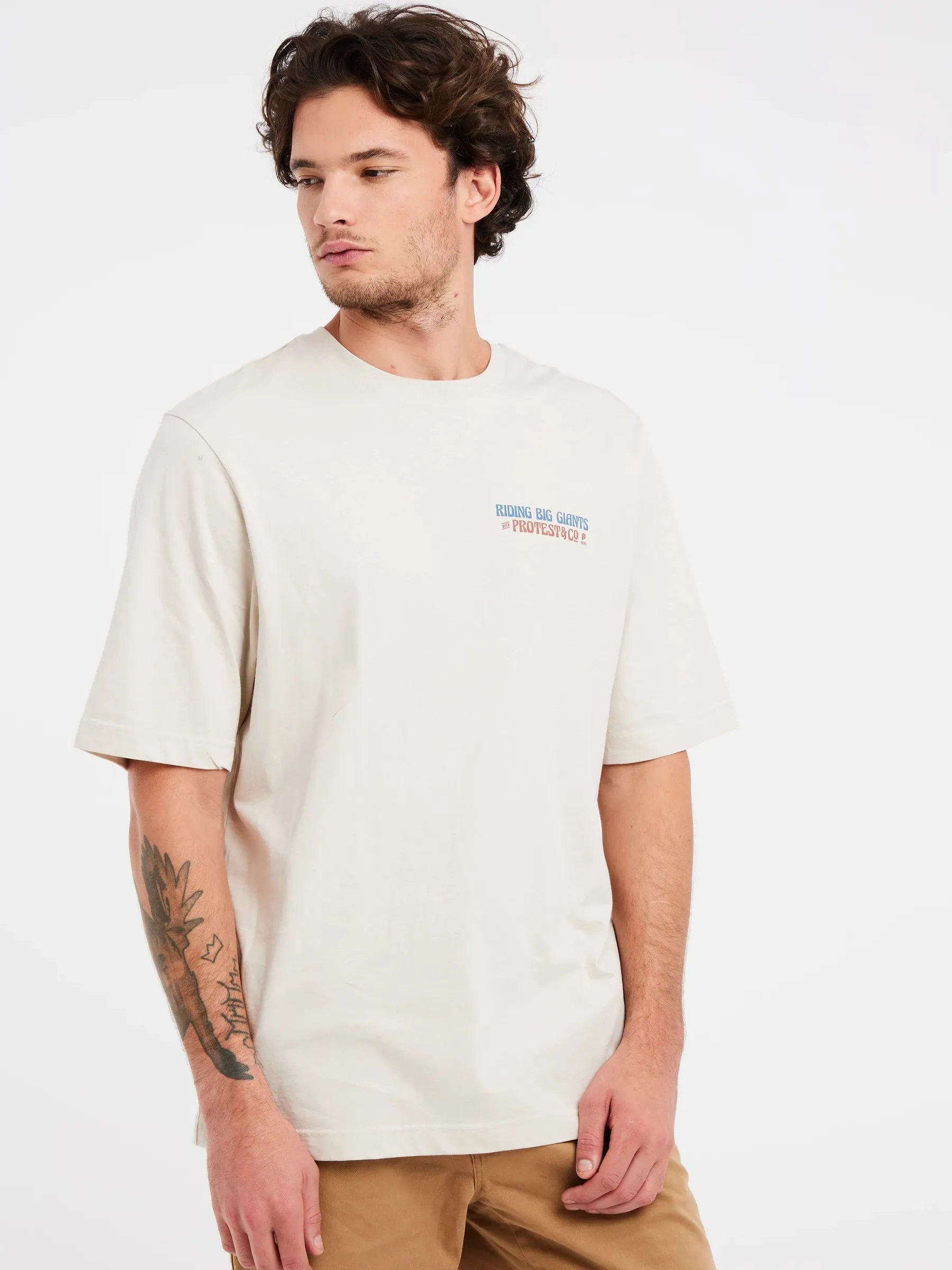 Protest PRTUDRI Men's T-Shirt - Off White