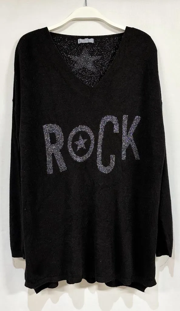 Sequin Rock Sweater by Venti6 12209